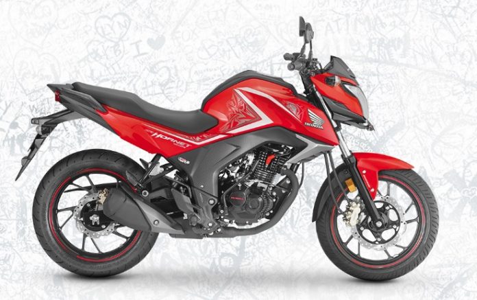2017 Honda CB Hornet 160R painted in new sports red colour