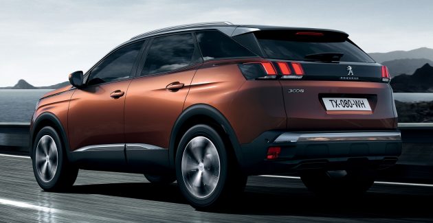 2017 Peugeot 3008 Rear