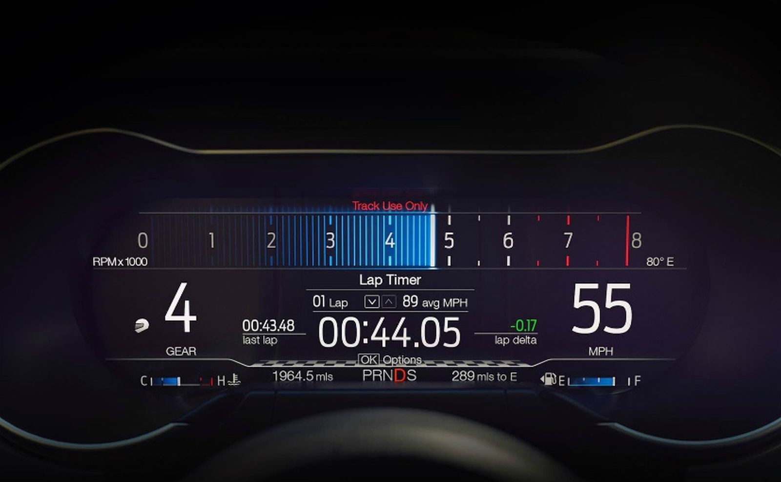 2018 Ford Mustang GT Facelift Instrument Cluster