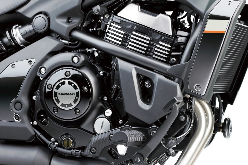 Kawasaki's tried and test 649 cc liquid-cooled, DOHC, 8-valve, parallel twin engine 