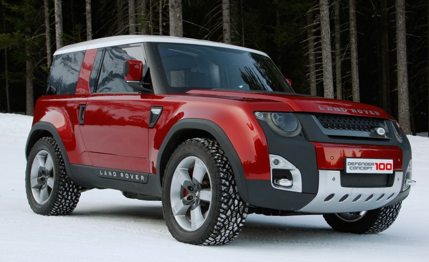 2018 Land Rover Defender concept front side profile