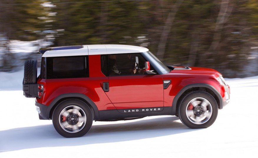 2018 Land Rover Defender concept side profile