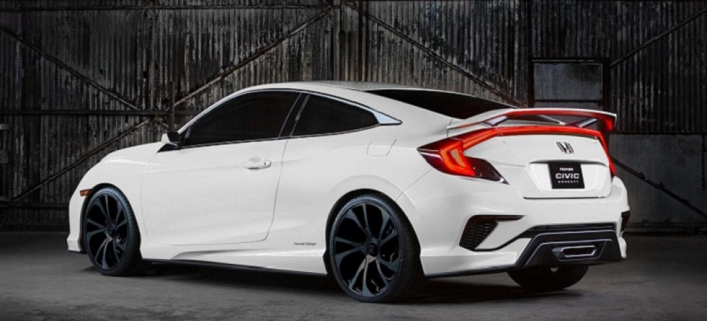 Next-gen Honda Civic from rear end