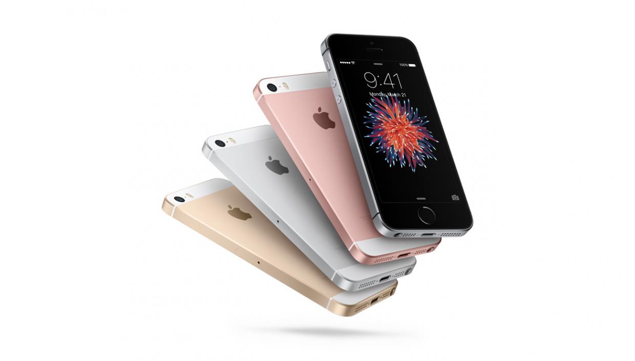 Color variants of iPhone SE