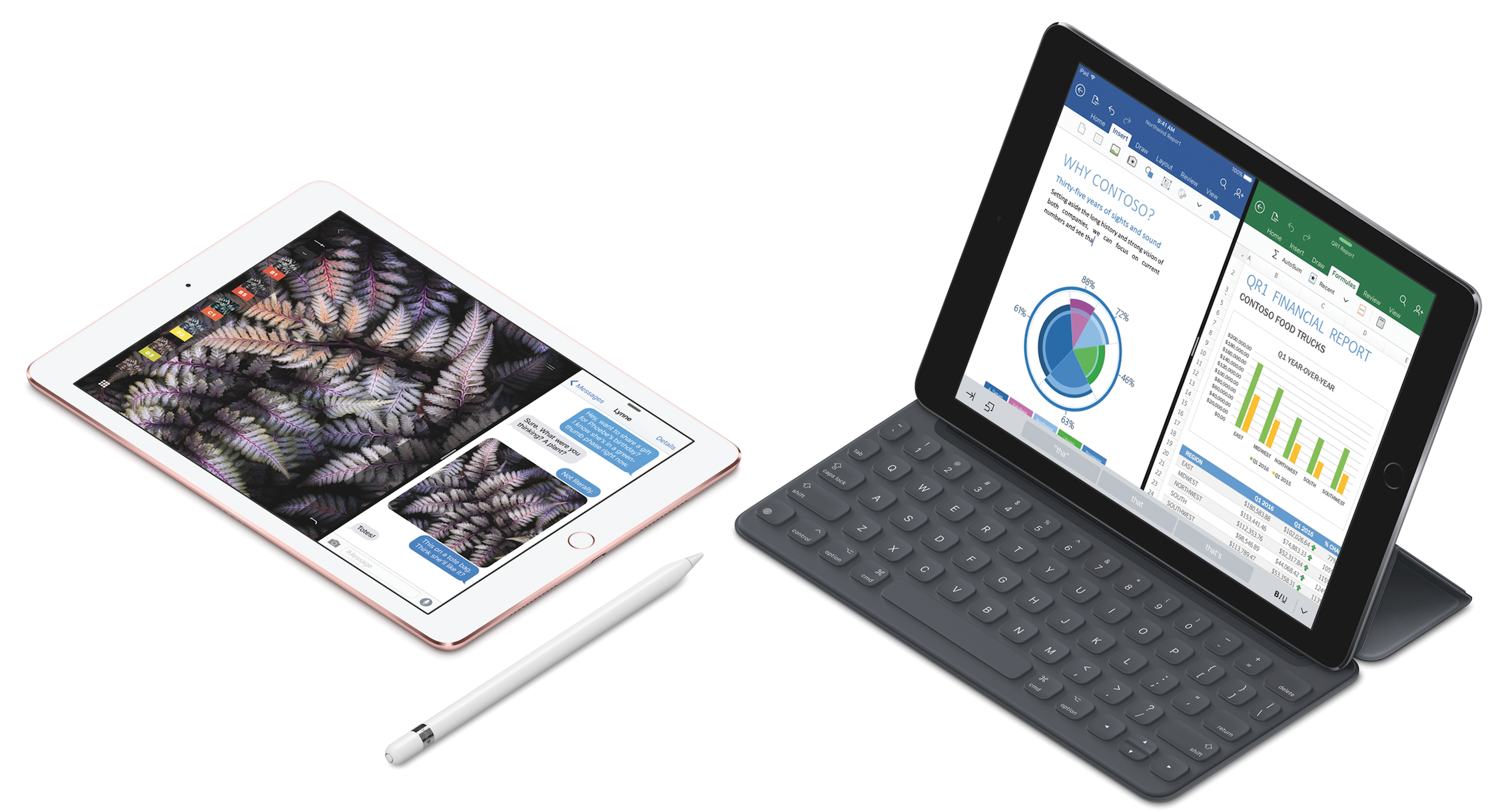 iPad Pro with Smart Keyboard and Apple Pencil
