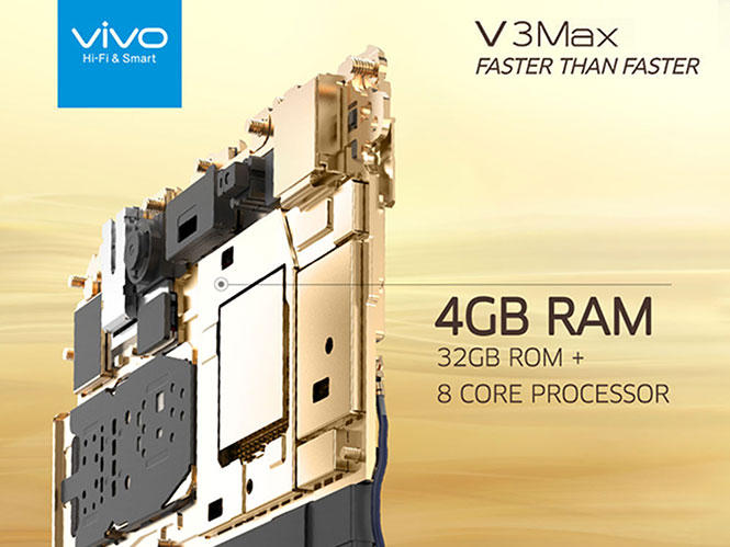 Vivo V3Max with 4GB RAM and octa-core processor