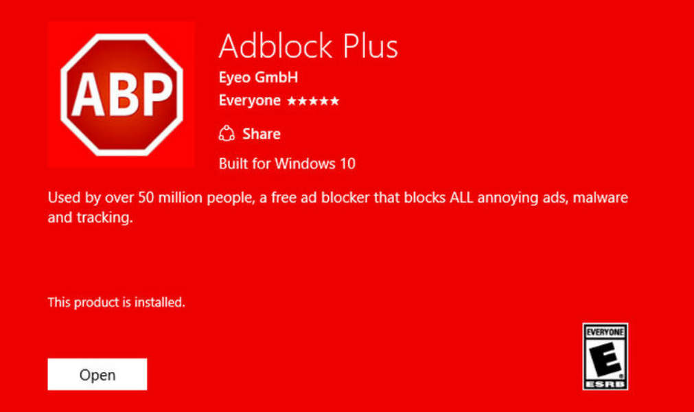 Adblock Plus and Adblock both are supportable on New Edge browser