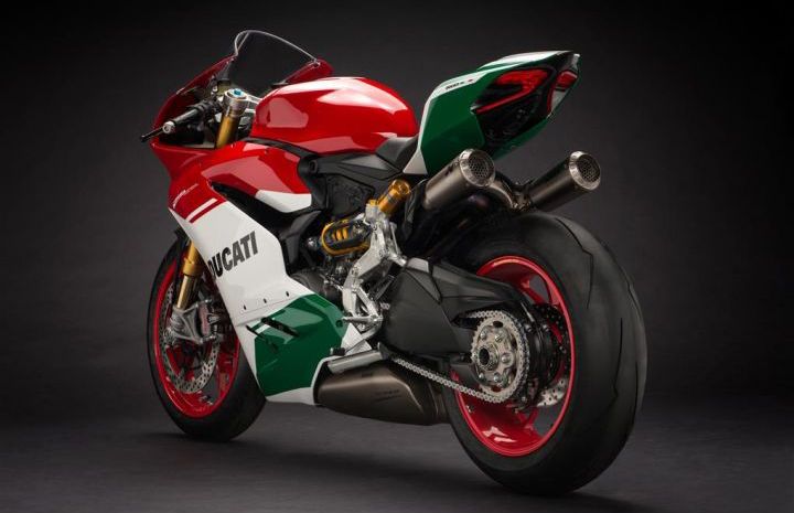 Ducati Panigale 1299 R final edition from rear three quarter