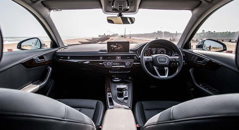 Interior of the A4 sedan Interior of the A4 sedan