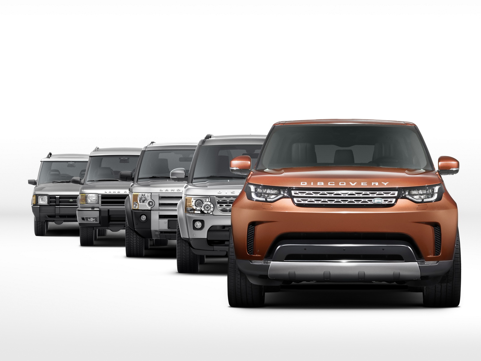 All new 2017 Land Rover Discovery throughout Generations