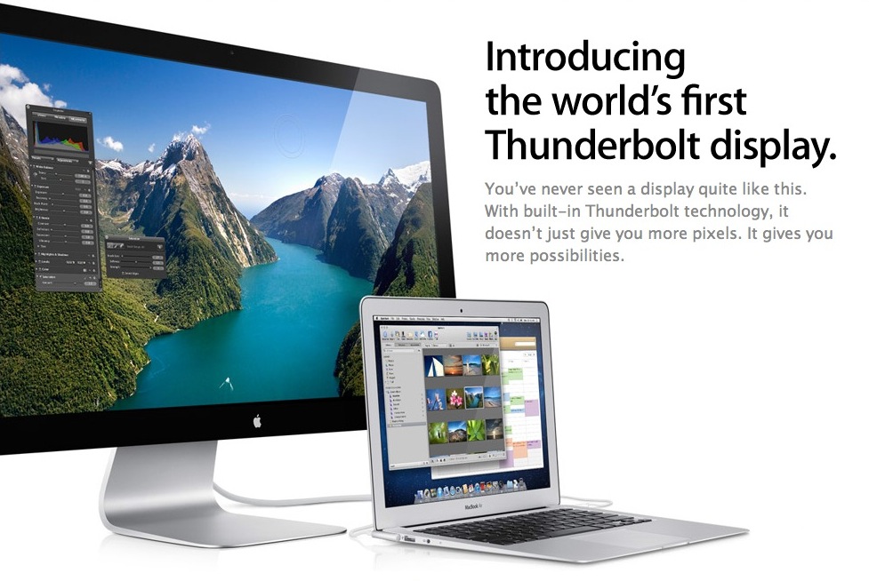 World's First Thunderbolt Display By Apple