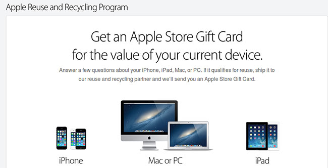 Apple Trade-in-program 