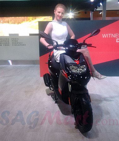 Aprilia SR 150 Scooter at Auto Expo 2016�