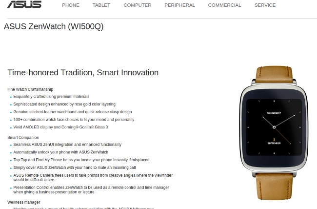 Asus ZenWatch