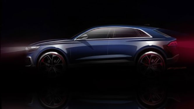 Audi Q8 Teases Out In A Design Sketch