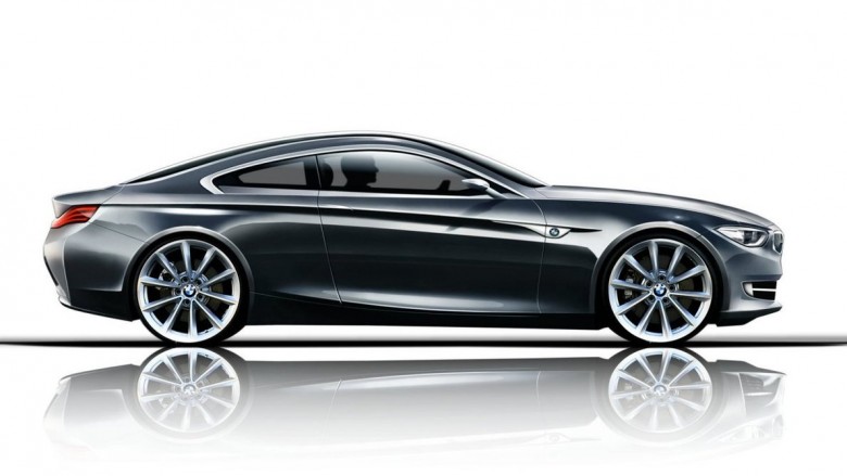 BMW 8-Series Coupe Silhouette Released, to Enter Production in 2018 Side Profile Sketch