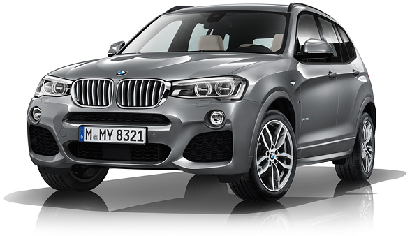 BMW Revised India Portfolio Including Sedan and SUV Cars X3 Front Profile