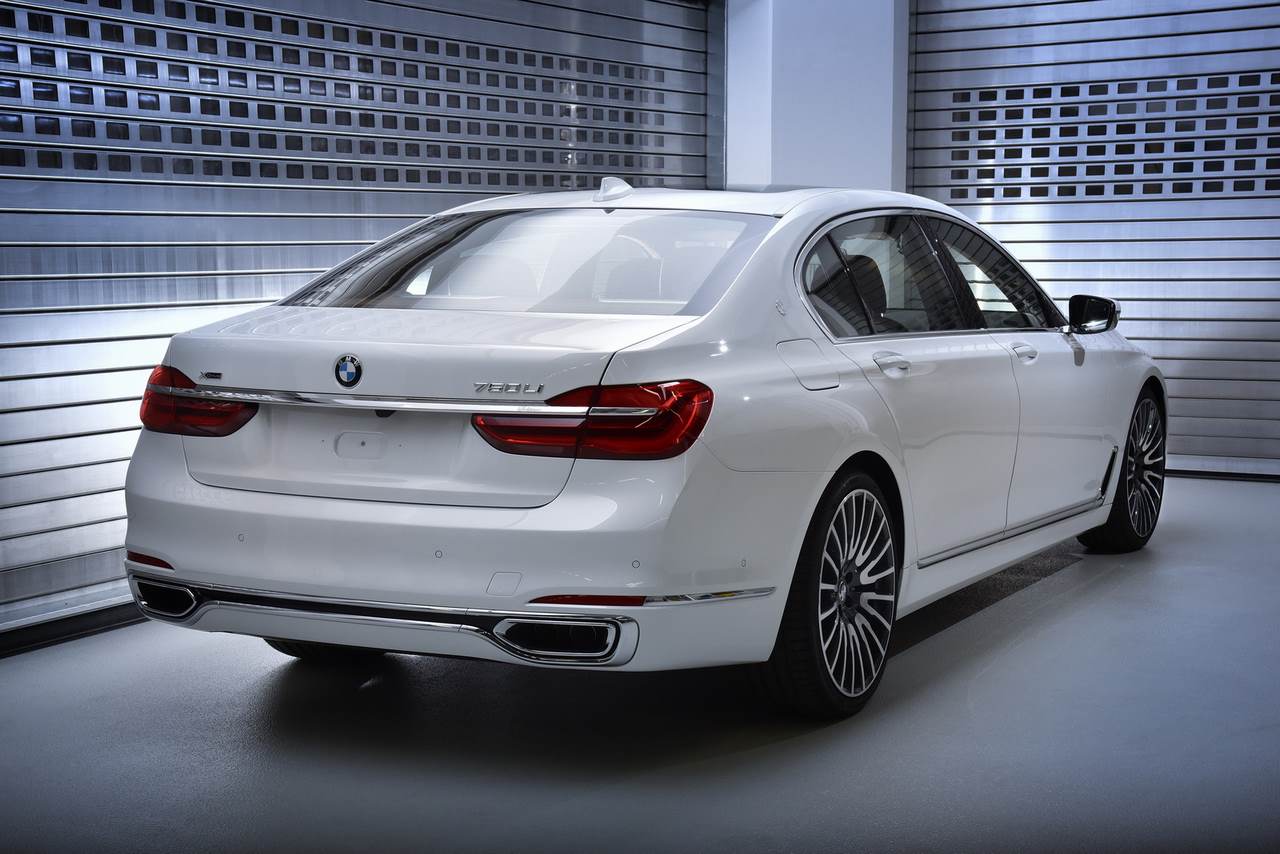 BMW 7 Series Solitaire and Master Class limited edition Rear Profile