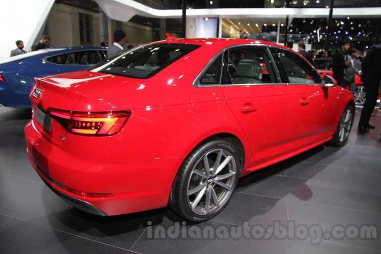 Back and side view of all-new Audi A4
