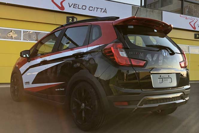 Honda WR-V Turbo Pace Car Back Image