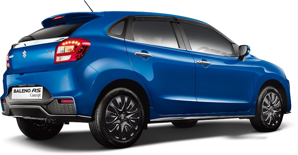 Maruti Baleno RS at rear end