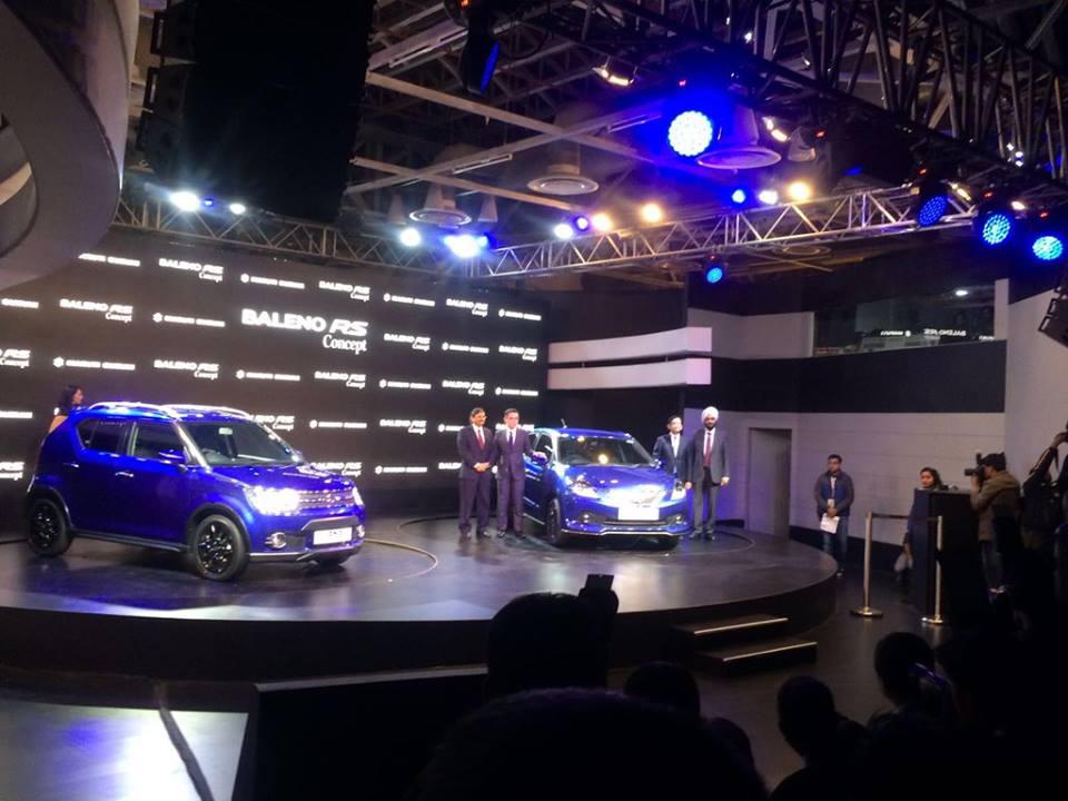 Baleno RS Concept and Ignis at Auto Expo 2016