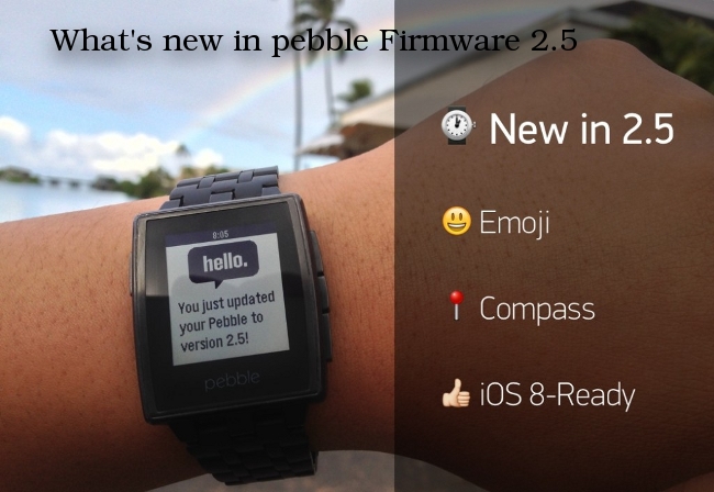 Pebble Smartwatch Firmware 2.5