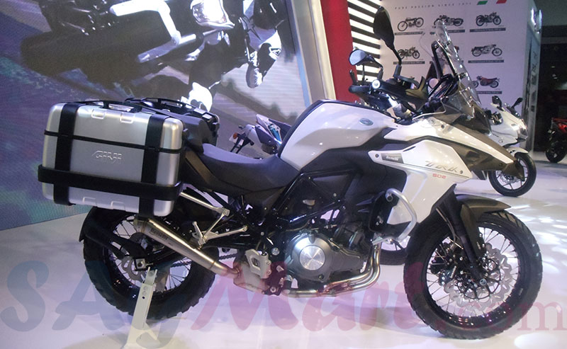 Benelli TRK 502 showcased at 2016 Delhi Auto Expo