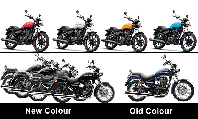 Royal Enfield Thunderbird X Colours