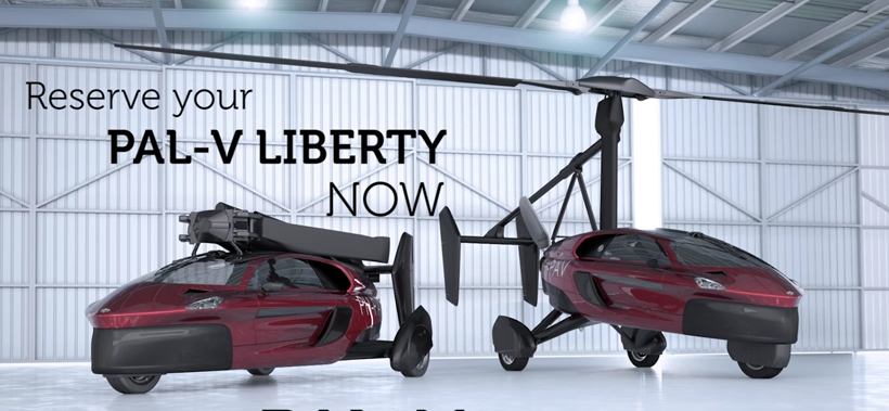 Commercial Flying Car PAL-V Liberty on Sale