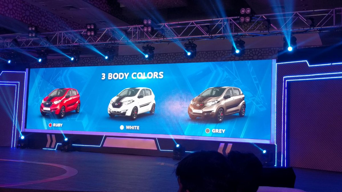 Datsun redi-Go Sport small hatchback Body colour options