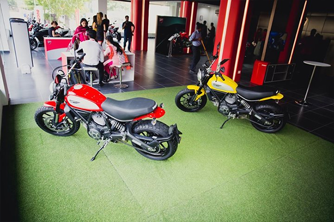 Ducati Scrambler in Gurgaon Dealership