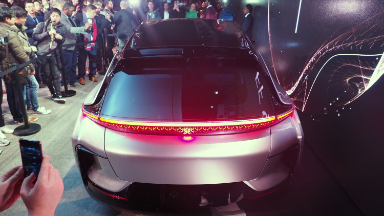 Faraday Future FF 91 at the CES 2016