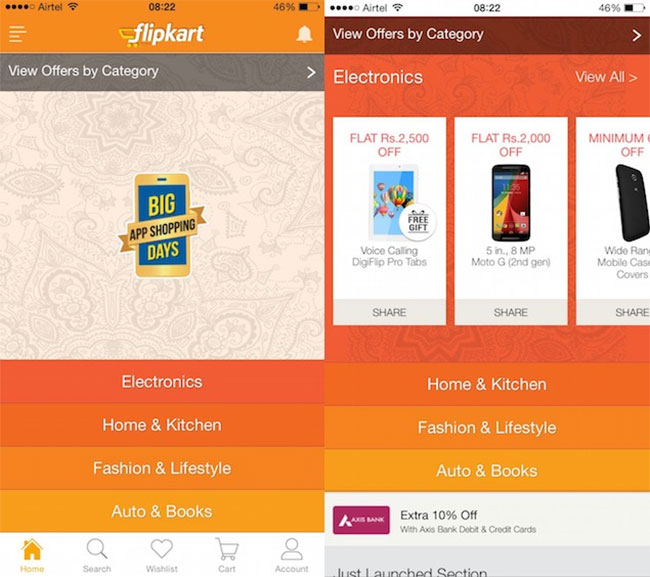 Flipkart Big App Shopping Days Sale