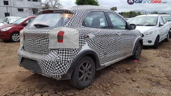 2018 Ford Figo Cross Spied