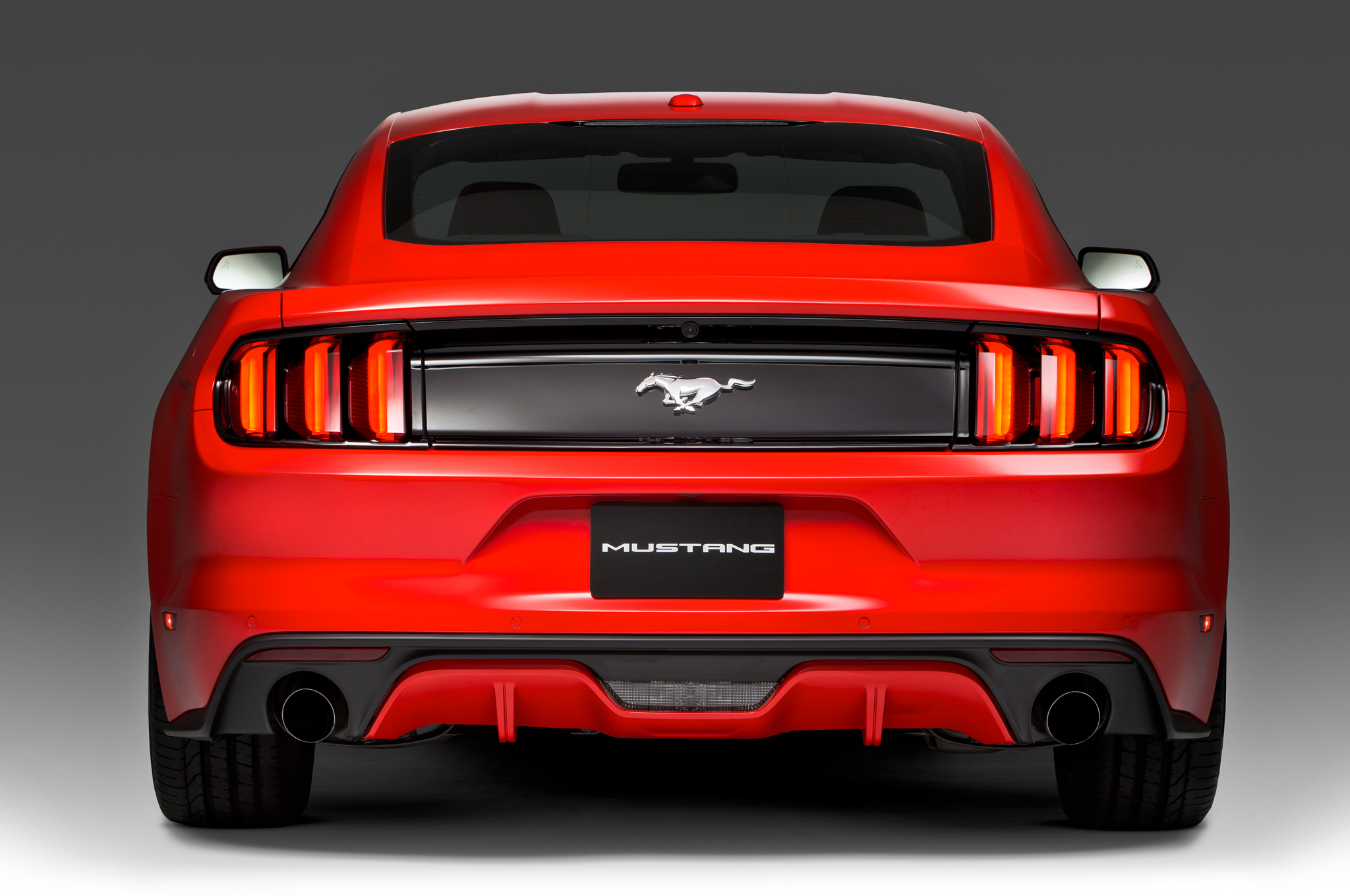 Ford Mustang at the rear end