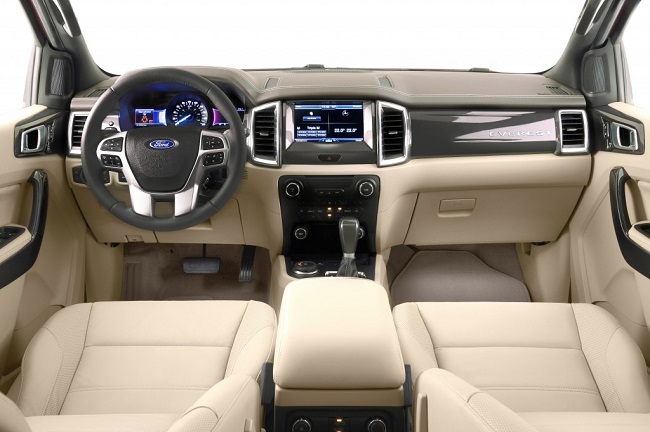 Next Generation Ford Endeavour Interior