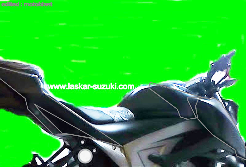 Spied image of the new Suzuki GSX-S150