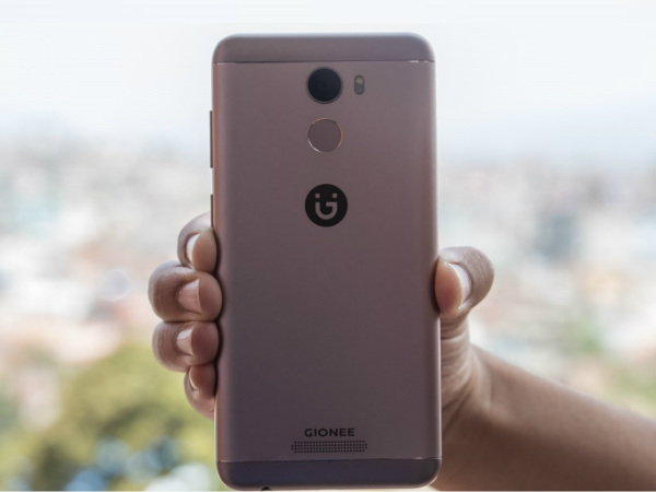 Gionee A1 lite back