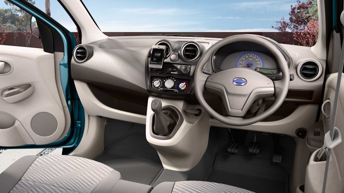 Interior of the Datsun Go Hatchback