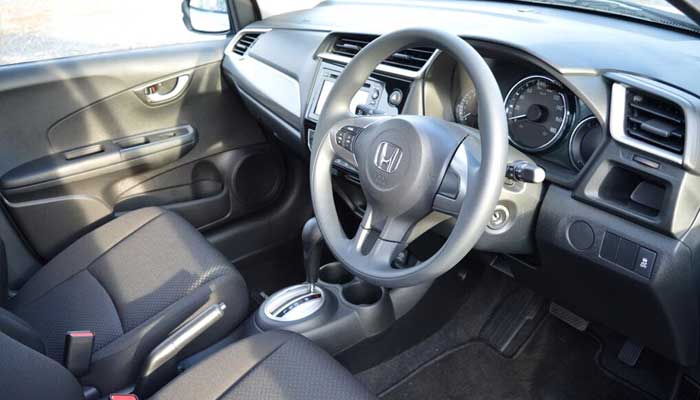 Interior of the Honda BRV