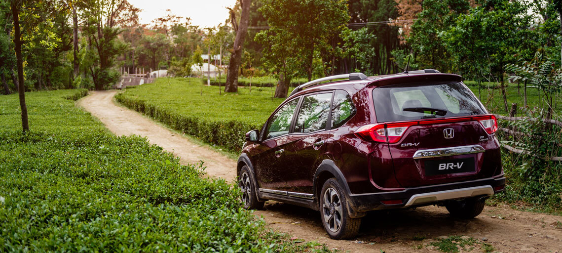 Honda BRV at the Rear End Honda BRV at the Rear End