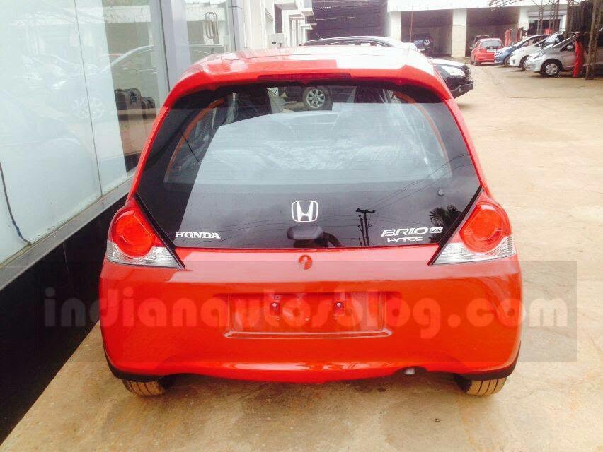 Honda Brio Facelift at the Rear End