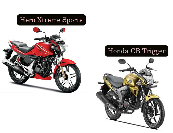 Honda CB Trigger vs hero Xtreme Sports detailed comparison