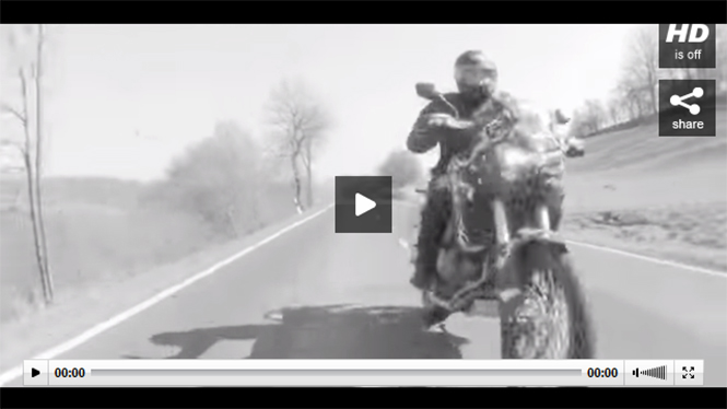 Honda CRF 1000L Africa Twin Spied Video
