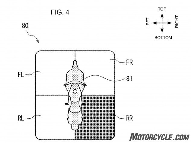 Honda blind spot detector patent image
