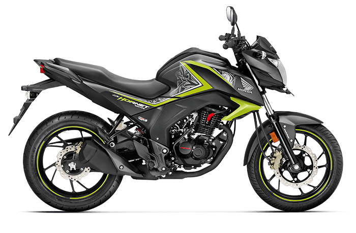 Honda CB Hornet 160R in striking Green livery