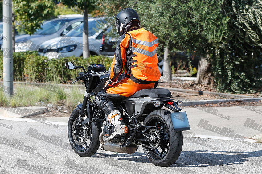 Husqvarna Vitpilen 701 cafe racer rear view Husqvarna Vitpilen 701 cafe racer rear view