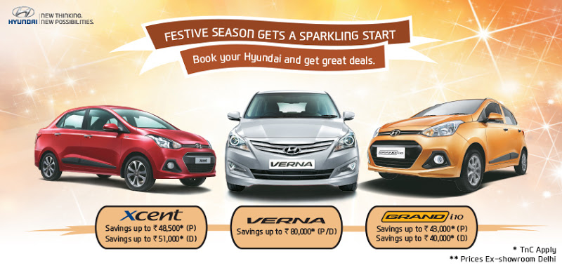 Hyundai Diwali Offers and Discount on Cars