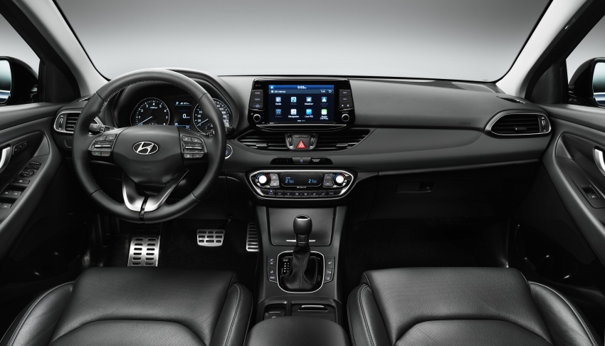 Hyundai i30 Estate version Unwrapped Prior to Geneva Motor Show 2017 Side Interior Dashboard Profile